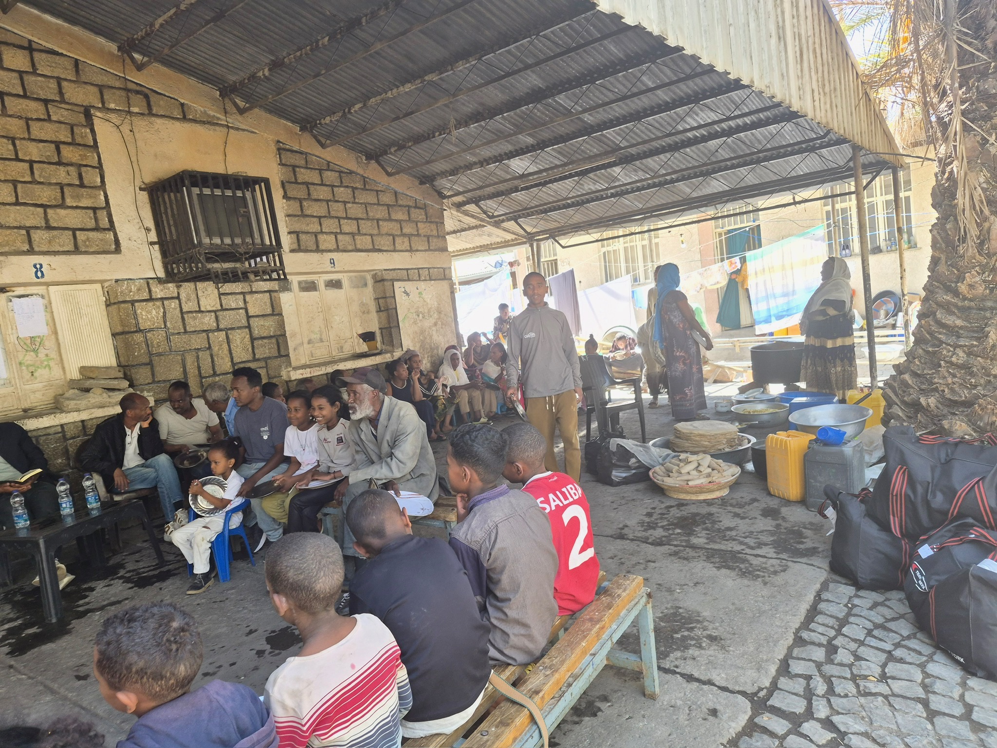 Stoffbeutel-Aktion in Tigray